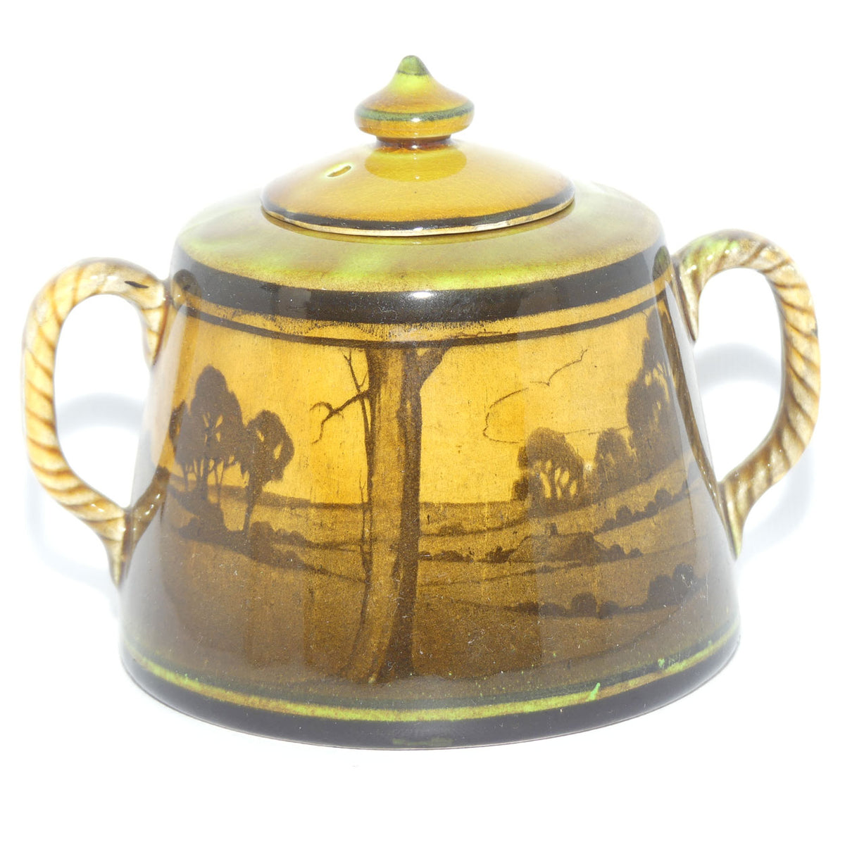 Royal Doulton Haystacks lidded sugar bowl D2538