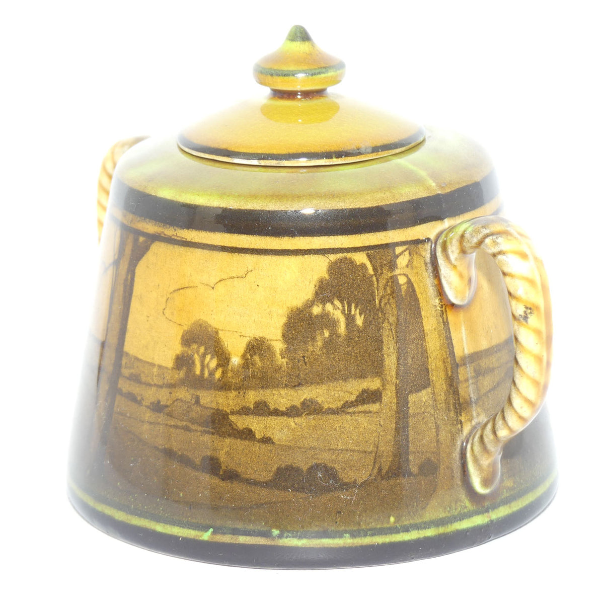 Royal Doulton Haystacks lidded sugar bowl D2538