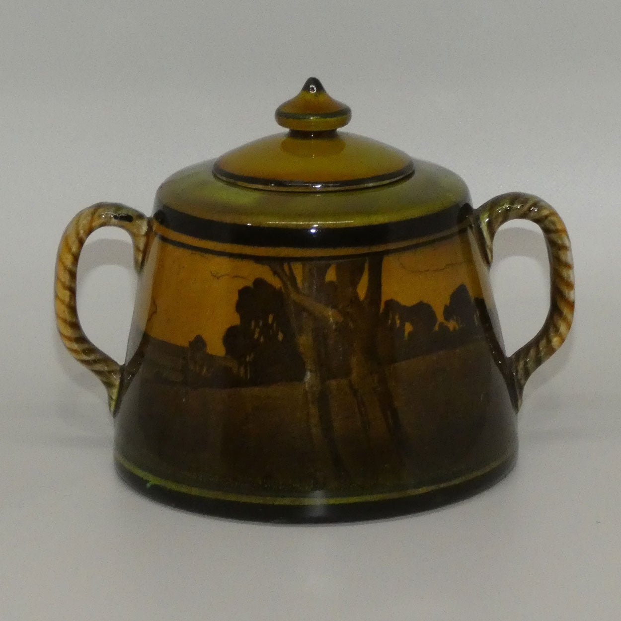 Royal Doulton Haystacks lidded sugar bowl D2538