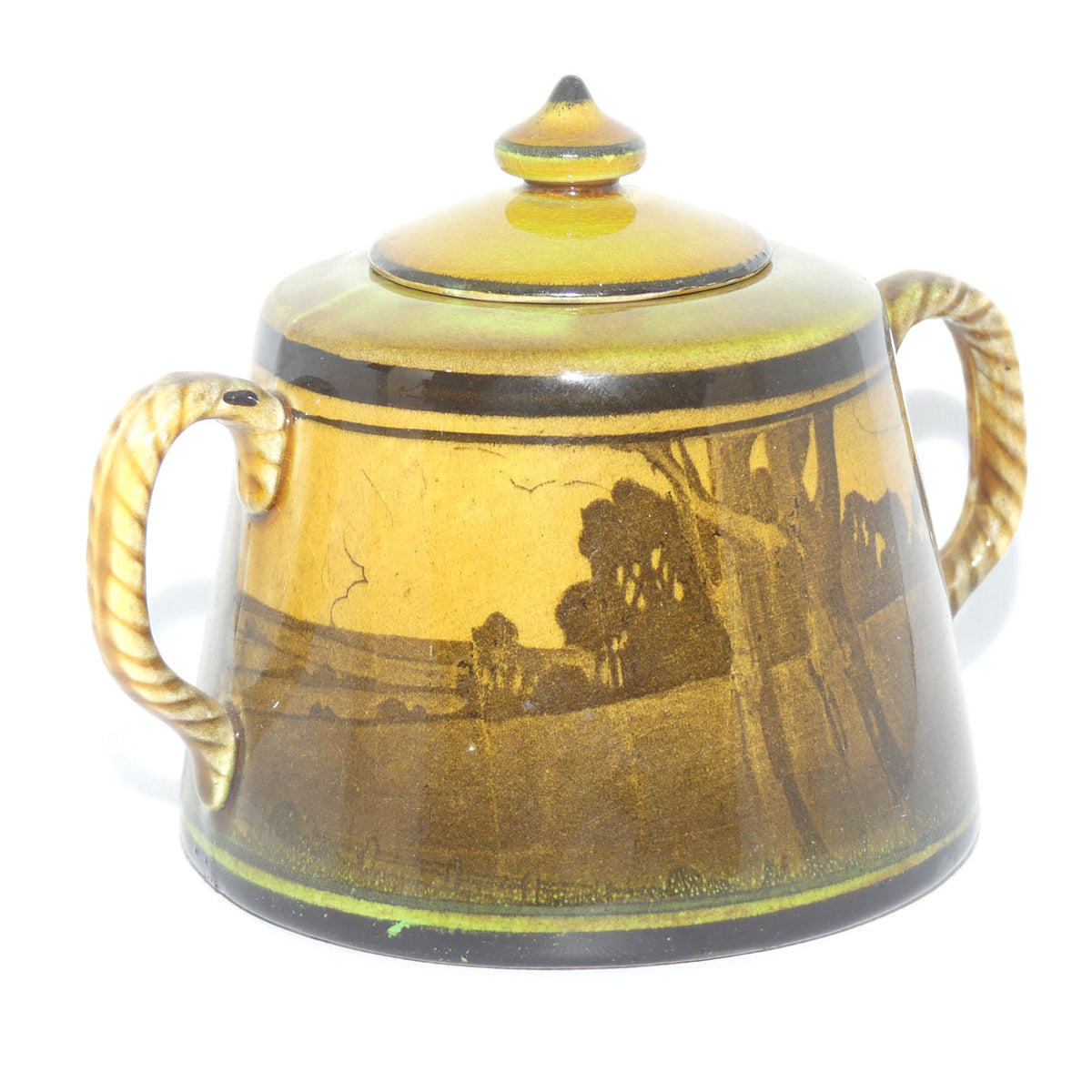 Royal Doulton Haystacks lidded sugar bowl D2538
