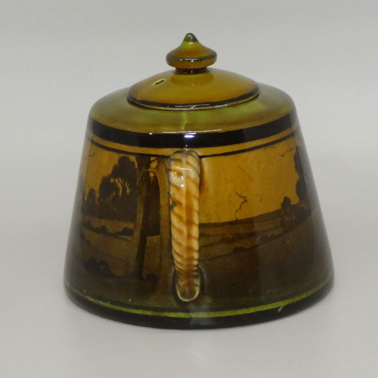 Royal Doulton Haystacks lidded sugar bowl D2538