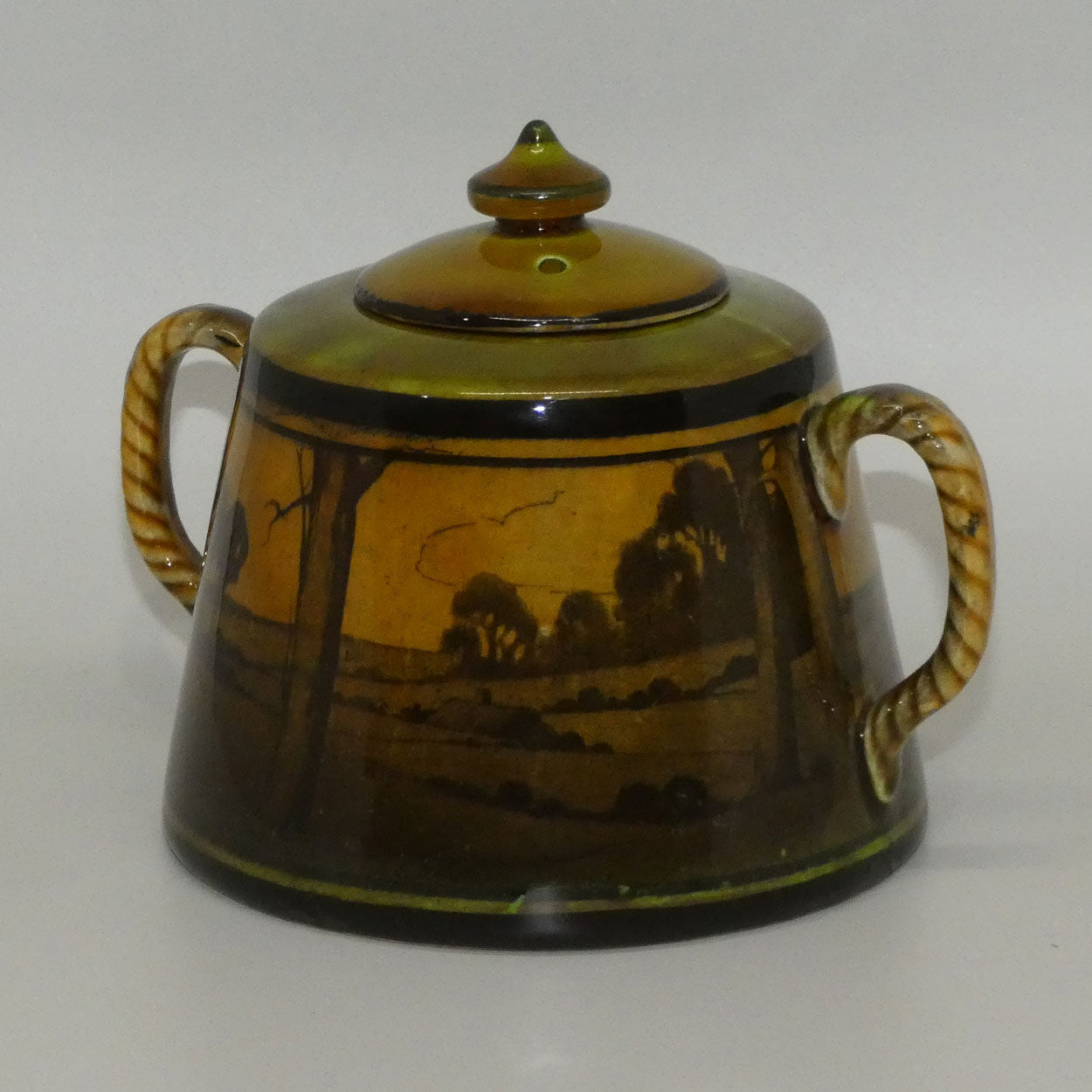 Royal Doulton Haystacks lidded sugar bowl D2538