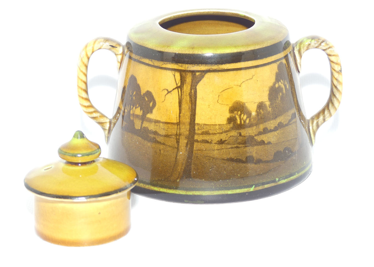 Royal Doulton Haystacks lidded sugar bowl D2538