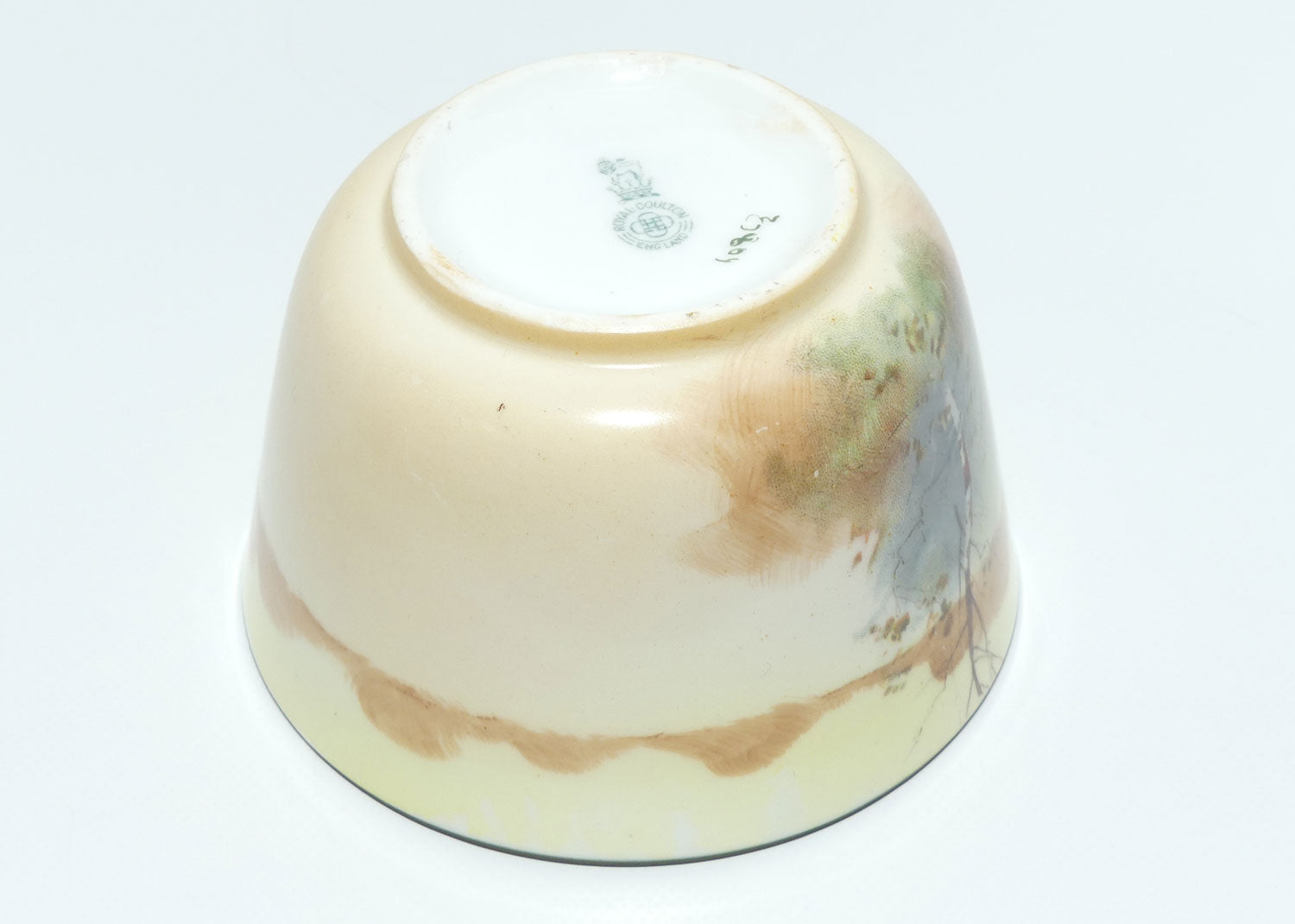 Royal Doulton Coaching Days sugar bowl E3804 | The Duel | Rare Scene