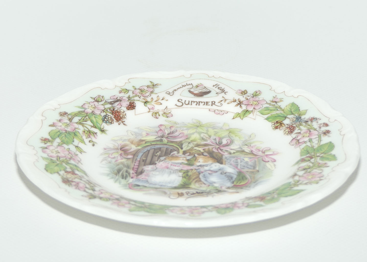 Royal Doulton Brambly Hedge Giftware | Four Seasons tea plate | Summer | 16cm | boxed
