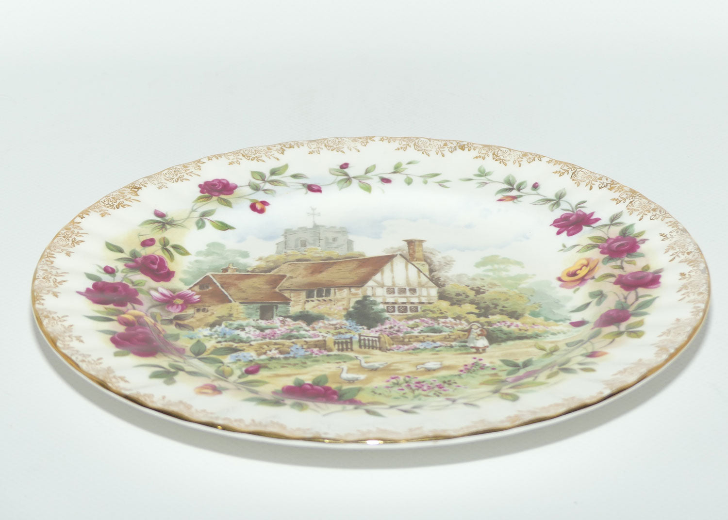 Royal Albert Bone China England | Four Seasons series plate | Summer by FF Errill