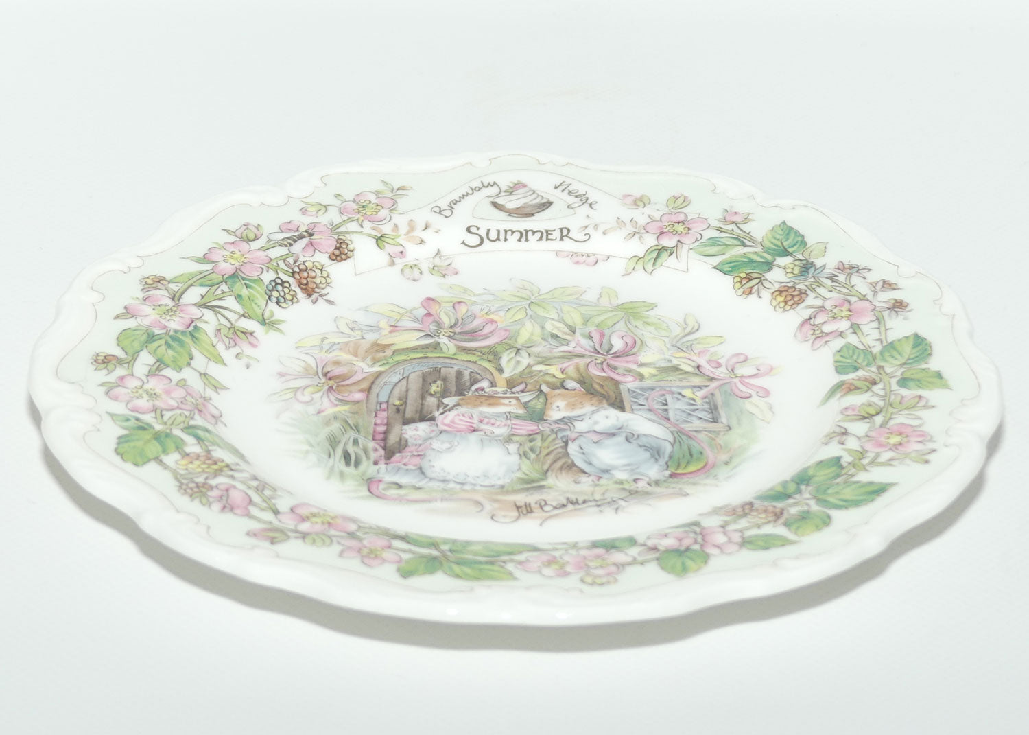 Royal Doulton Brambly Hedge Giftware | Four Seasons plate | Summer | 20.5cm | boxed