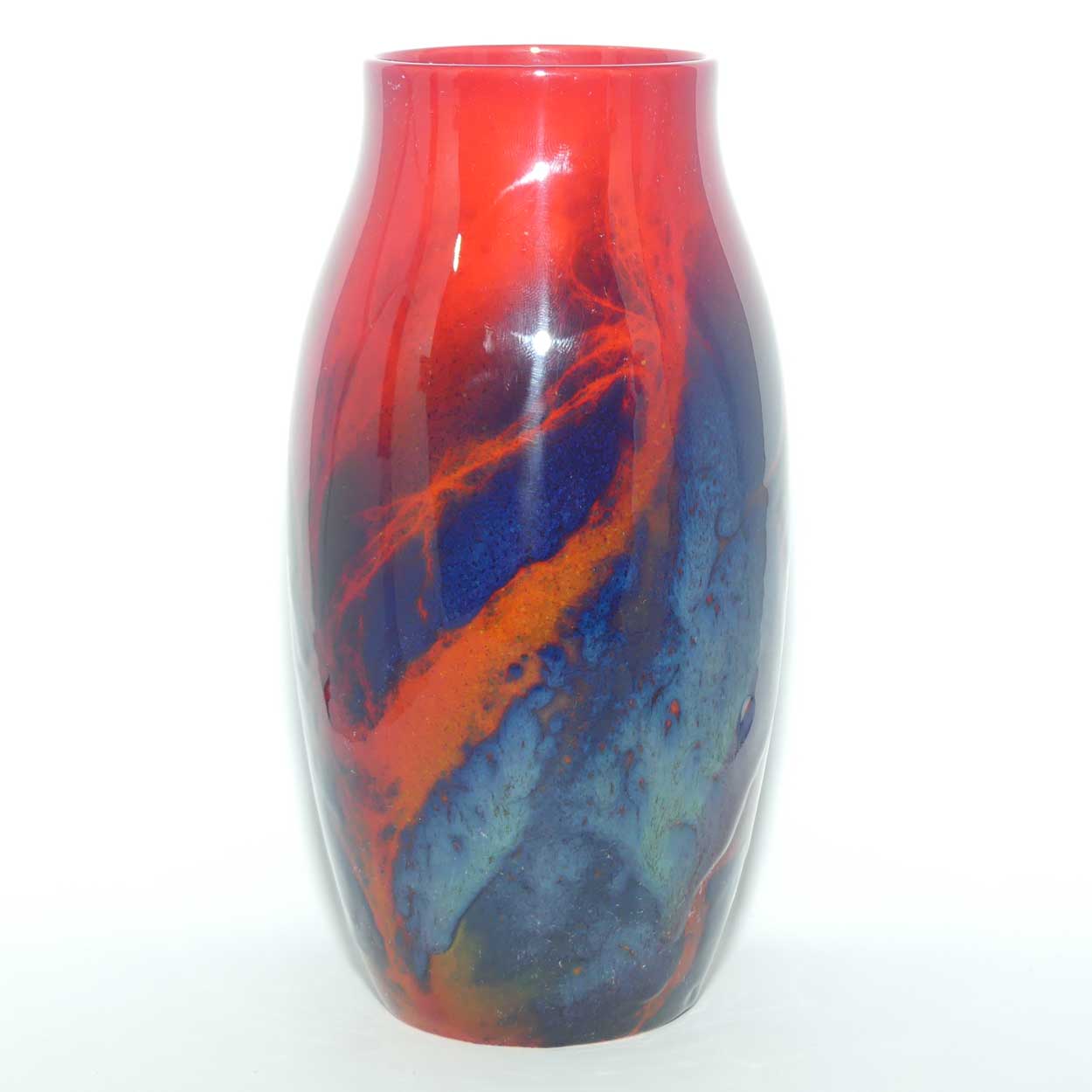 Royal Doulton Flambe Sung veined and mottled vase | #1 | Noke and Fred Moore