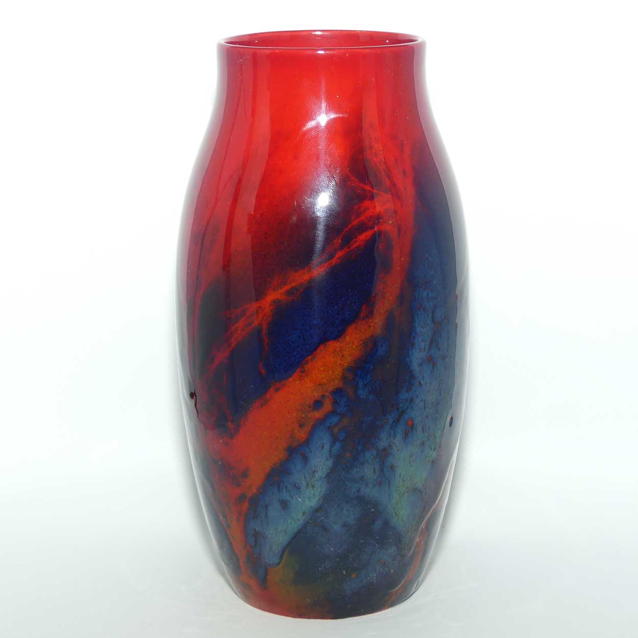 Royal Doulton Flambe Sung veined and mottled vase | #1 | Noke and Fred Moore