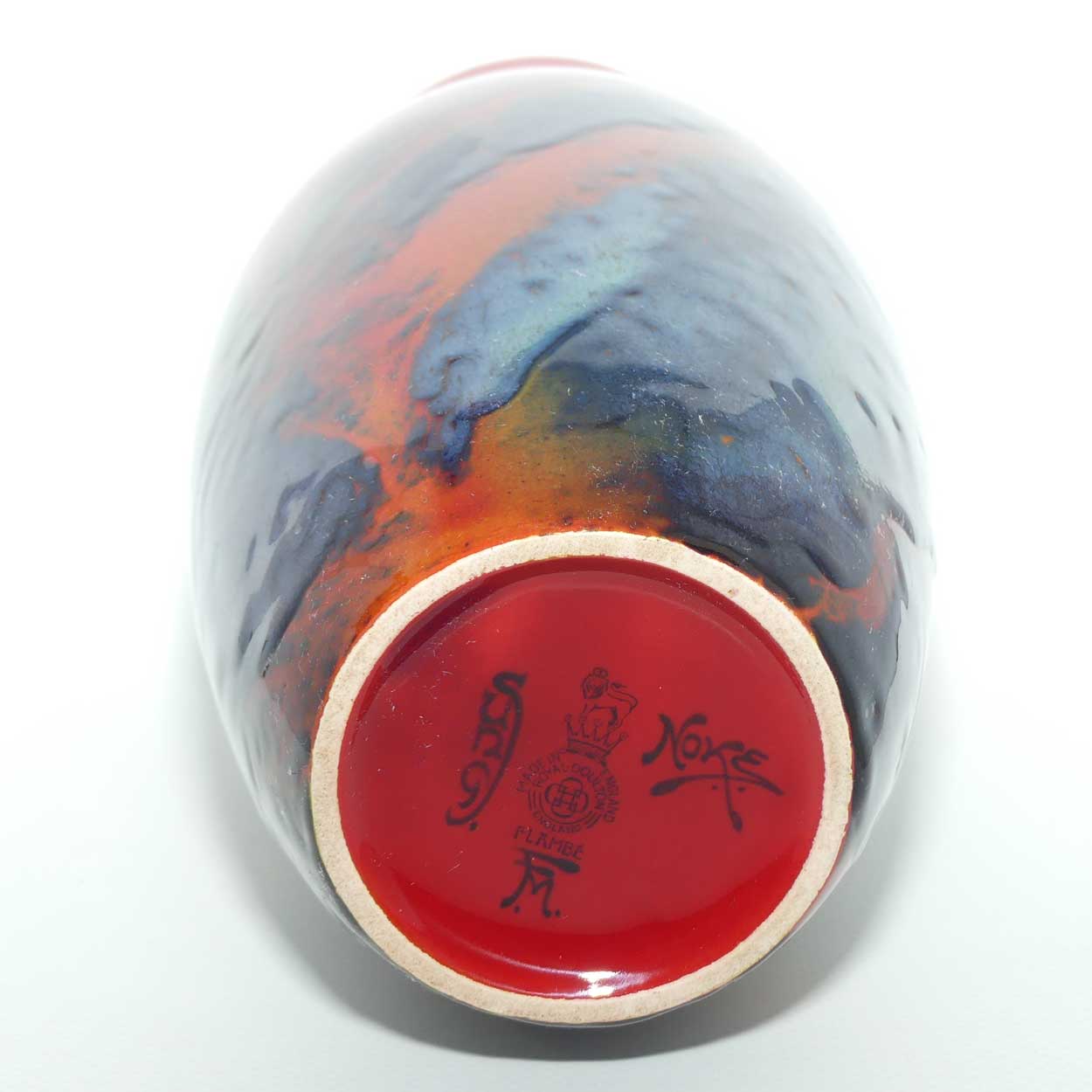 Royal Doulton Flambe Sung veined and mottled vase | #1 | Noke and Fred Moore