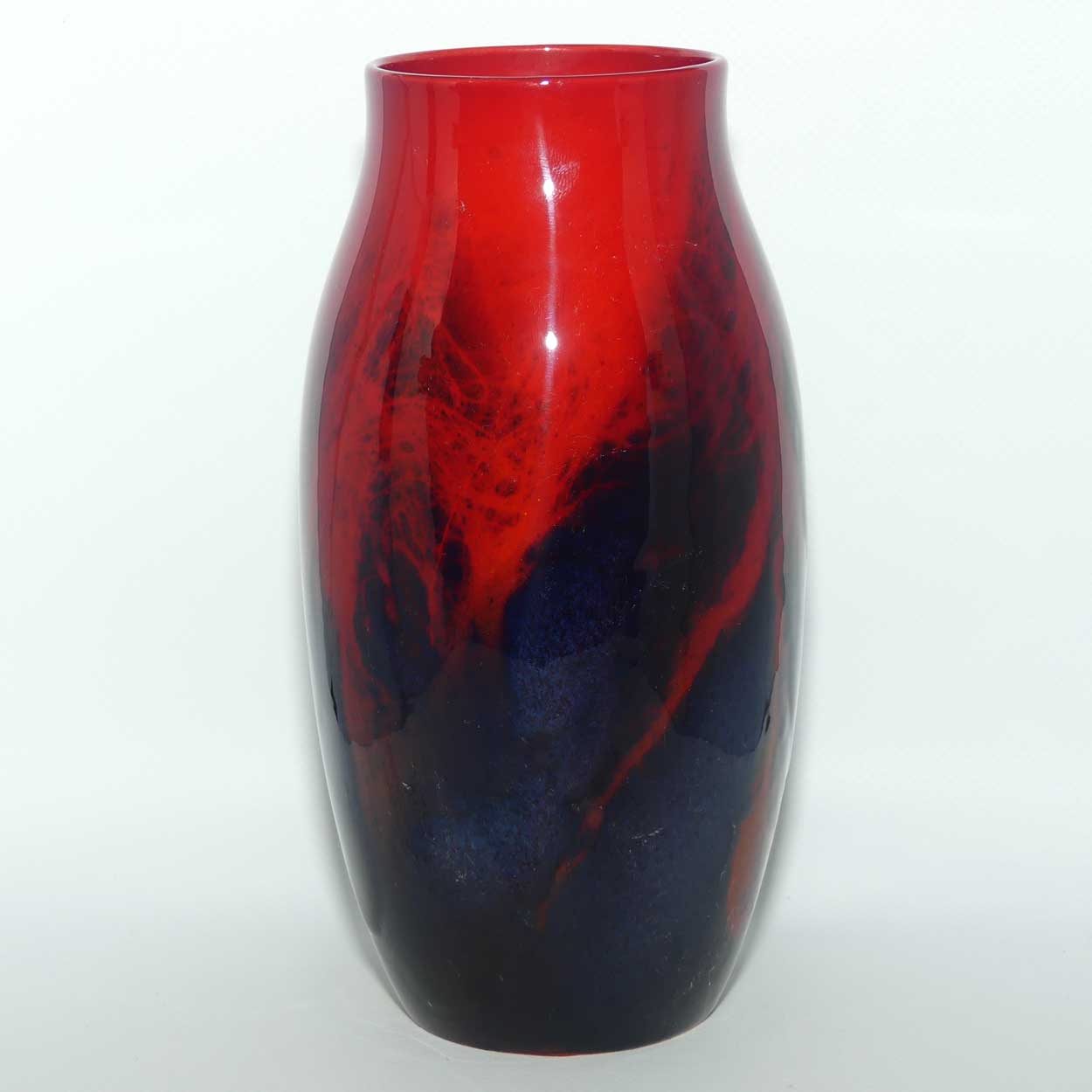 Royal Doulton Flambe Sung veined and mottled vase | #2 | signed Noke and Fred Moore