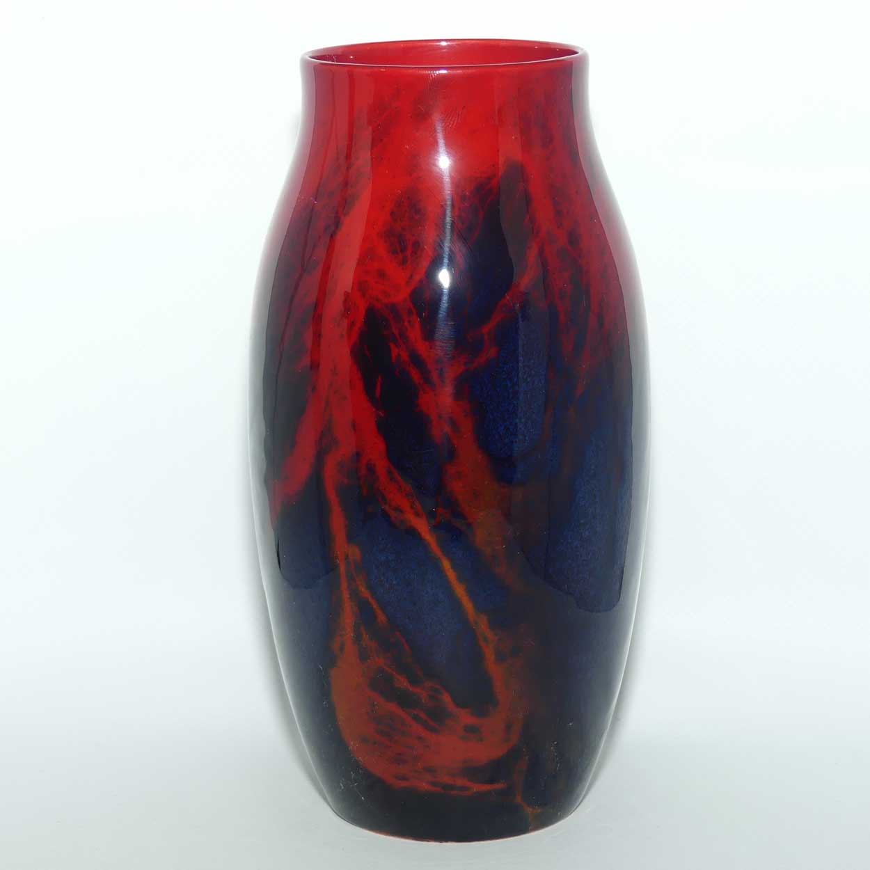 Royal Doulton Flambe Sung veined and mottled vase | #2 | signed Noke and Fred Moore