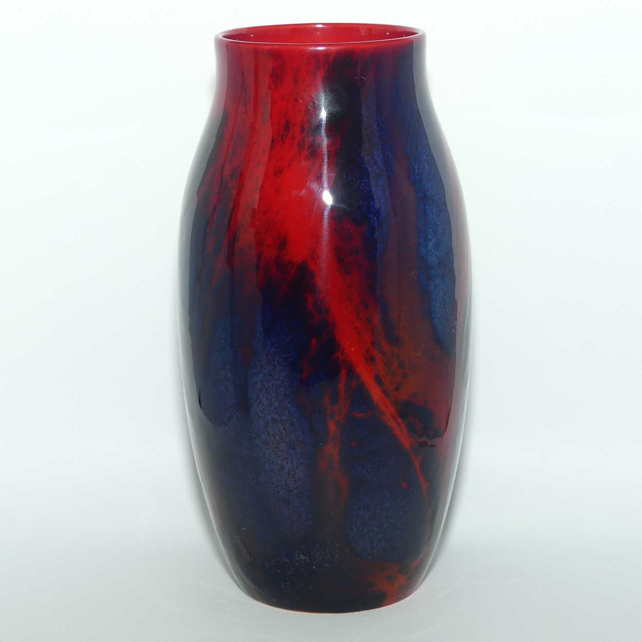 Royal Doulton Flambe Sung veined and mottled vase | #2 | signed Noke and Fred Moore