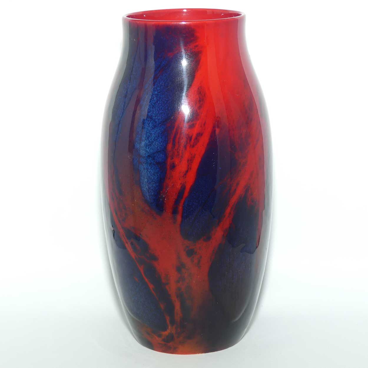 Royal Doulton Flambe Sung veined and mottled vase | #2 | signed Noke and Fred Moore