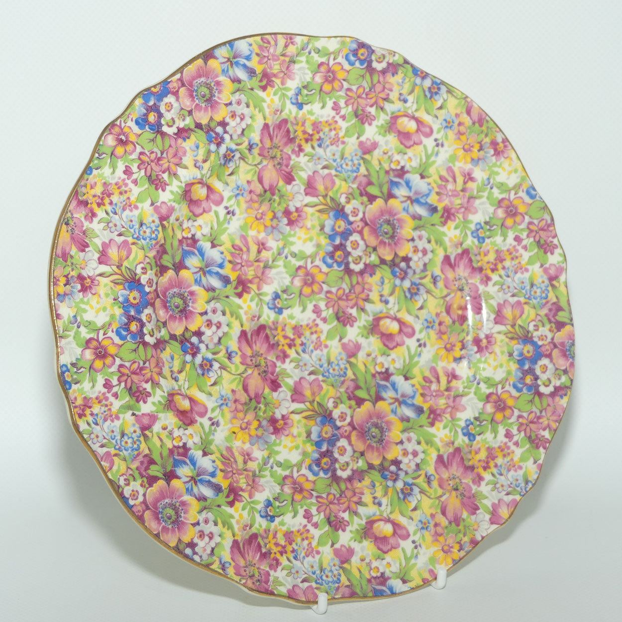 Royal Winton Sunshine Chintz round plate | 22.5cms diam