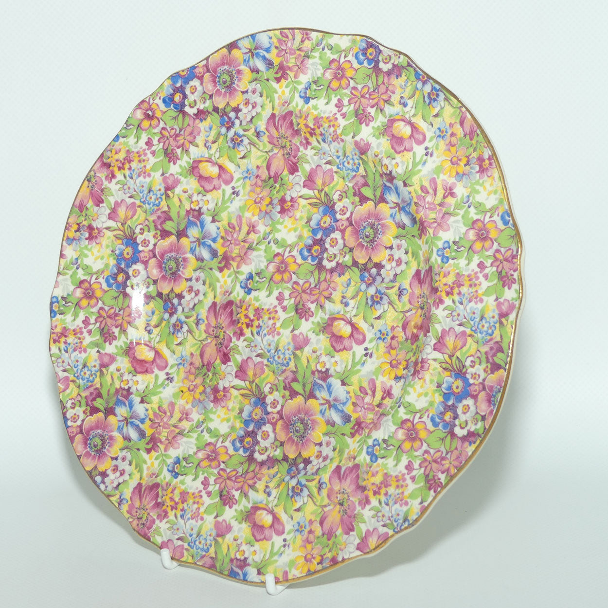 Royal Winton Sunshine Chintz round plate | 22.5cms diam