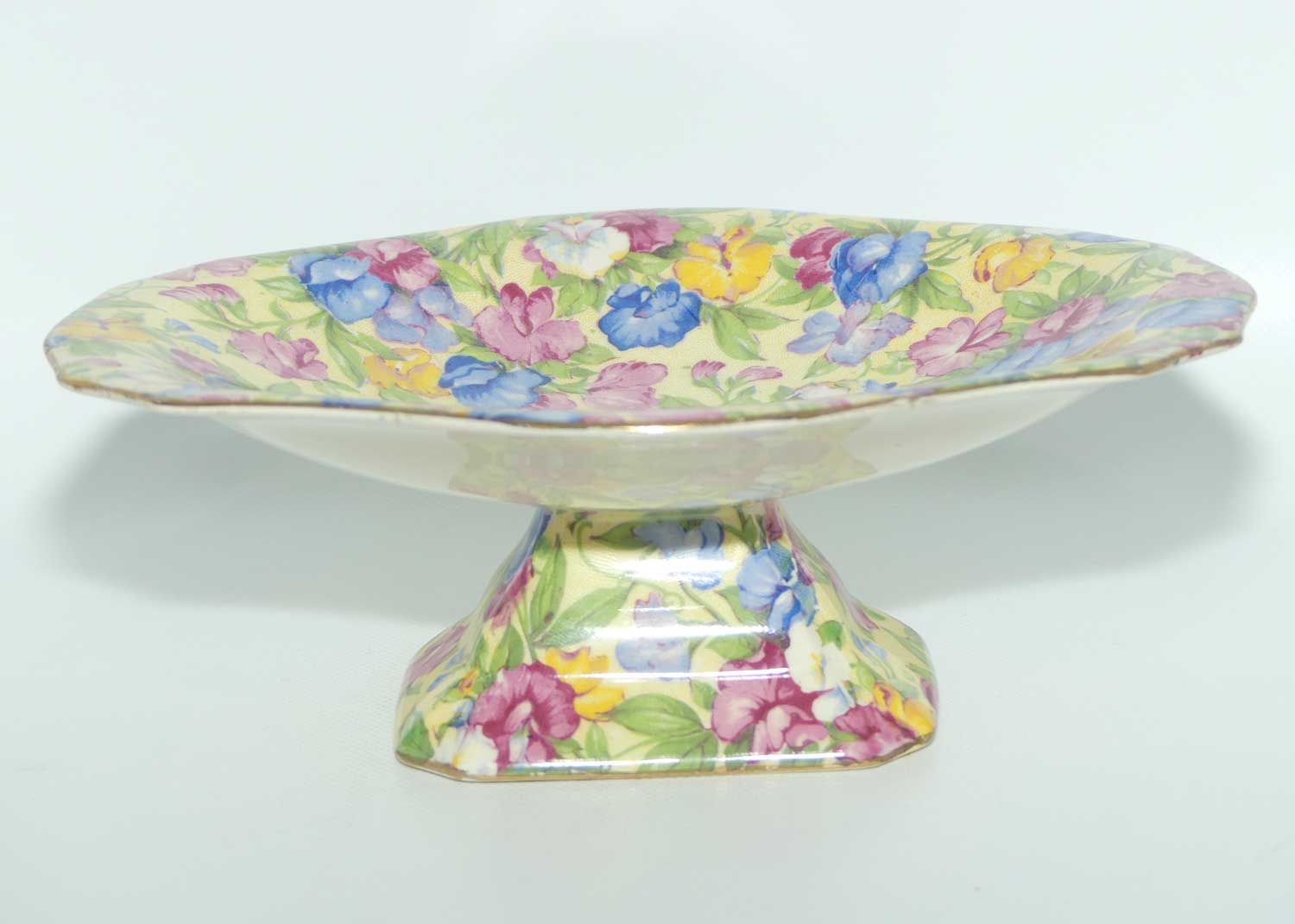 Royal Winton Chintz Sweet Pea oval comport