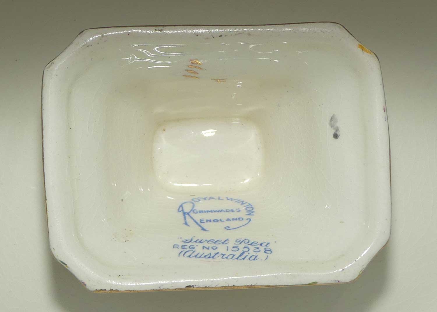 Royal Winton Chintz Sweet Pea oval comport