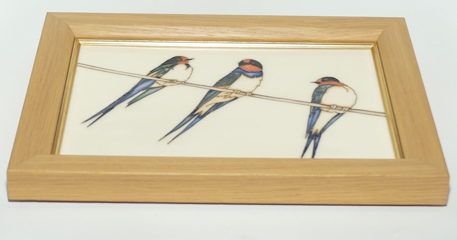 Moorcroft Swing By PLQ11 Plaque (Num Ed)