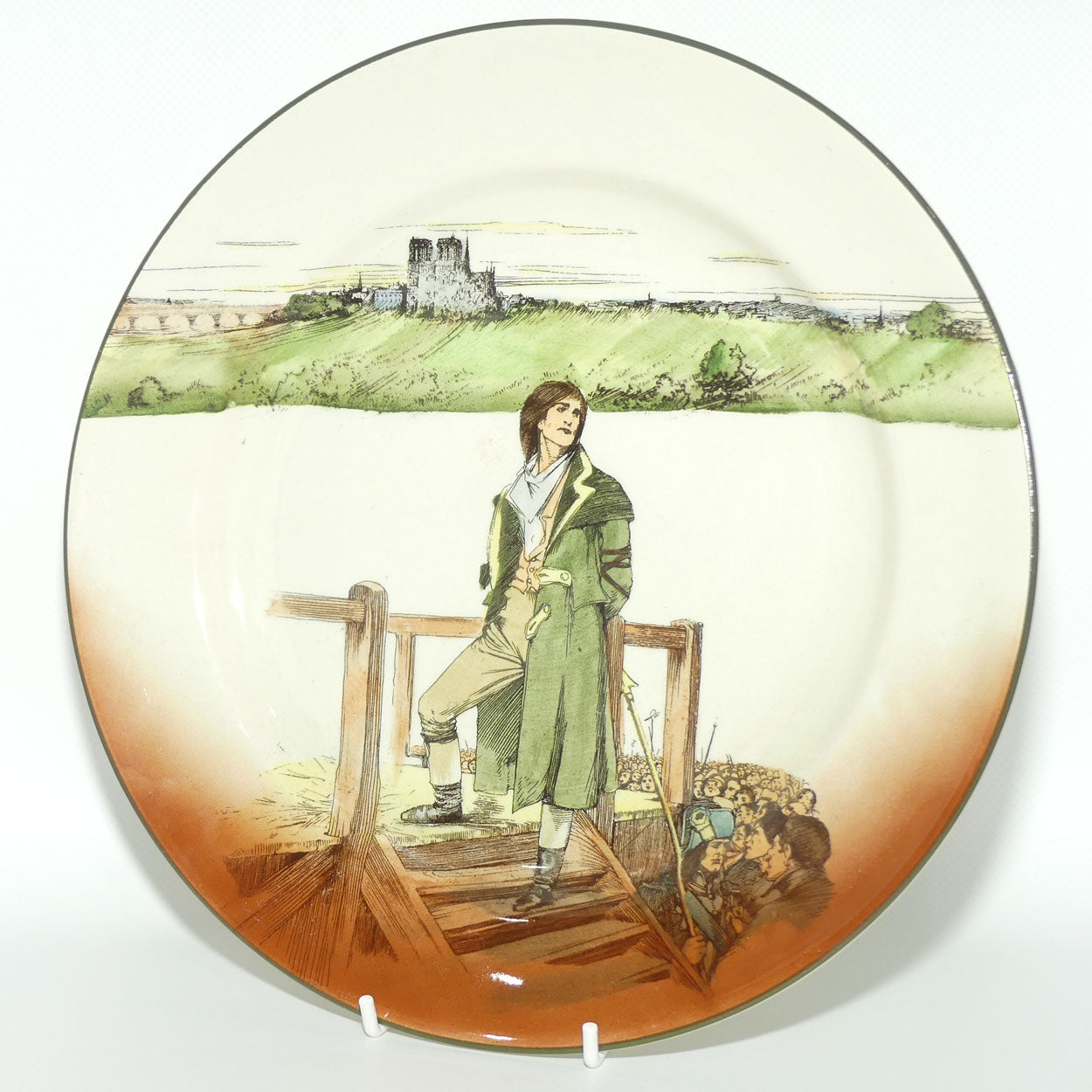 Royal Doulton Dickens Sydney Carton round plate D2973 | 26cm