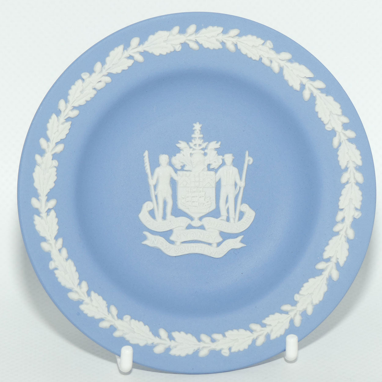 Wedgwood Jasper | Australian | Coat of Arms Sydney | Miniature Plate | no box