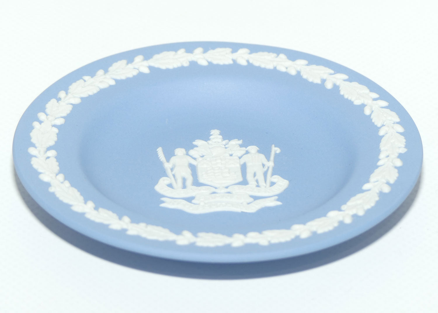 Wedgwood Jasper | Australian | Coat of Arms Sydney | Miniature Plate | no box