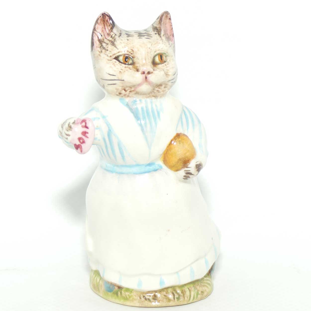 Beswick Beatrix Potter Tabitha Twitchett | Blue Striped Top | BP3a #1