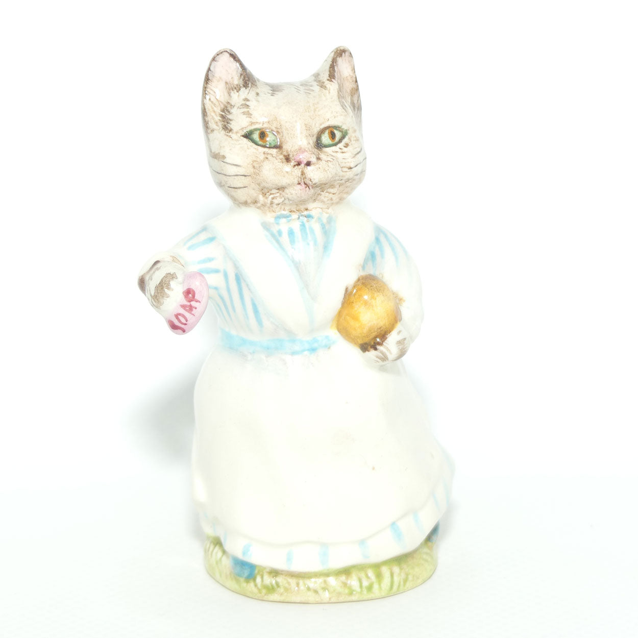 Beswick Beatrix Potter Tabitha Twitchett | Blue Striped Top | BP3a #2