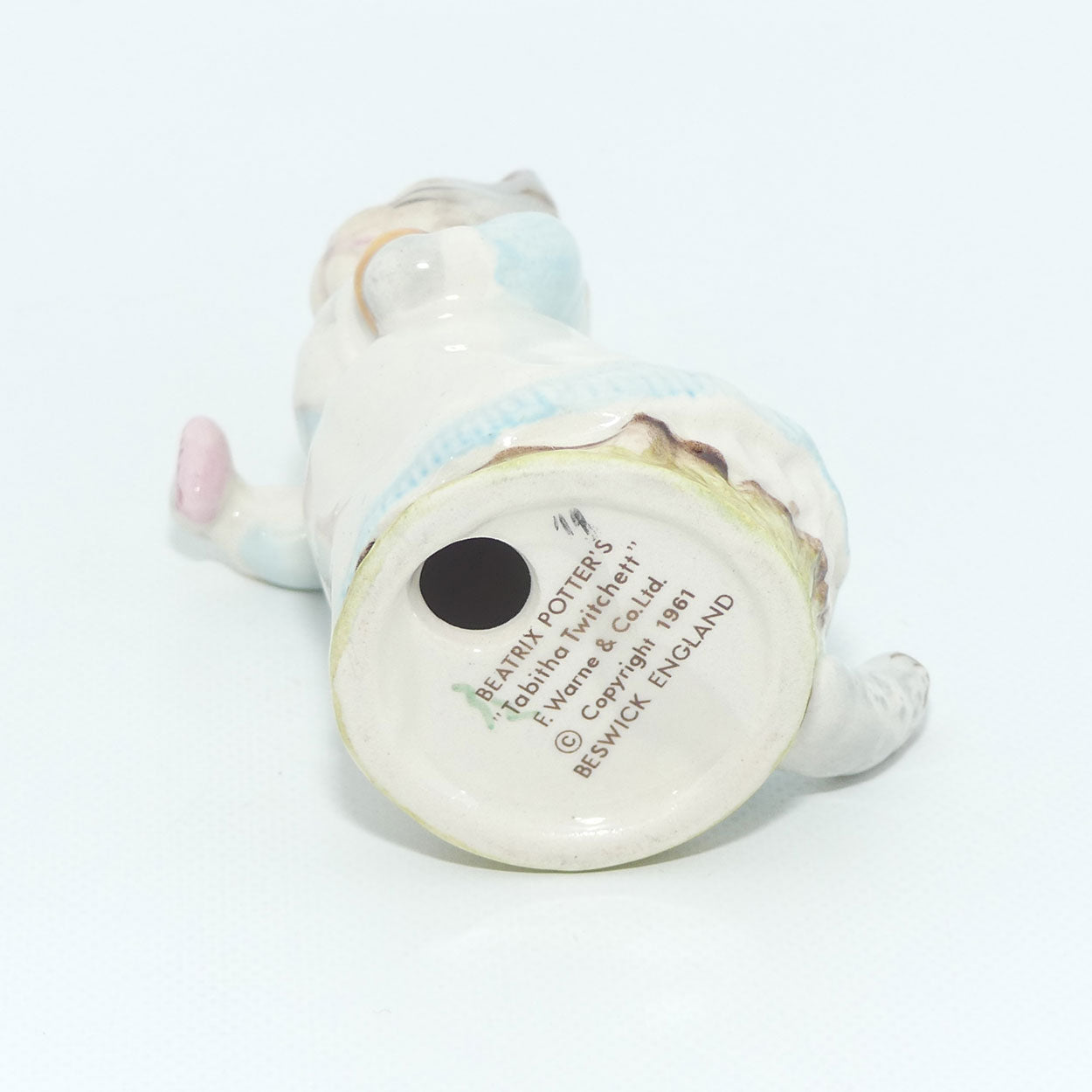 Beswick Beatrix Potter Tabitha Twitchett BP3b | White Top | #2