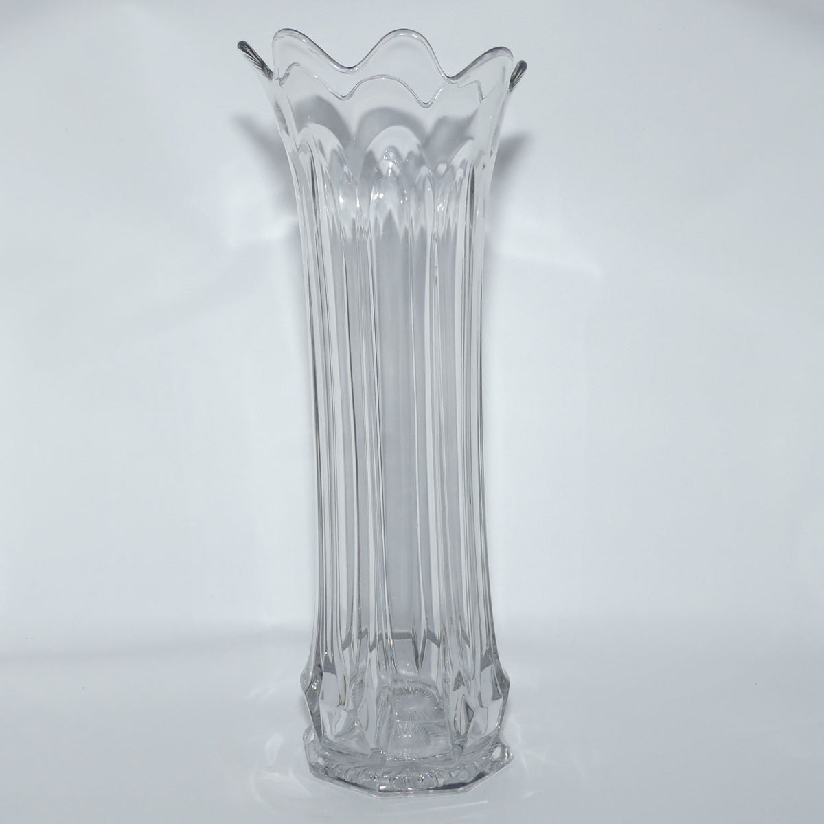 Early American Pressed Glass Heisey #338 Carnation Vase | 39cm tall | perfect for flower arranging