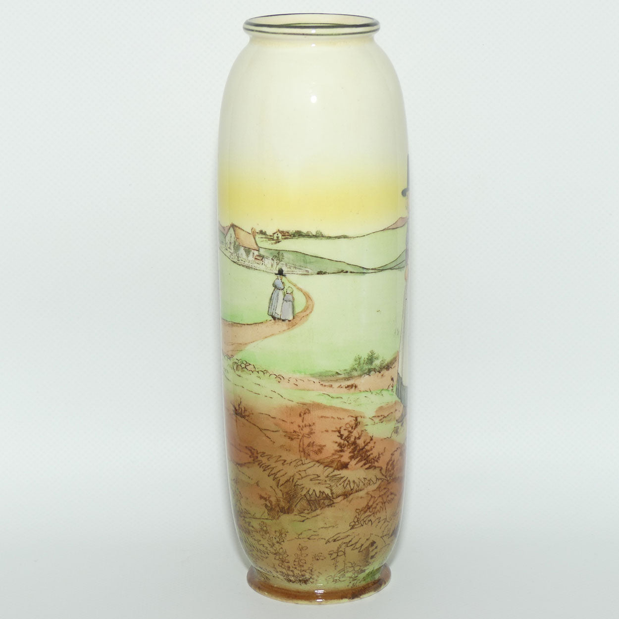 Royal Doulton Welsh narrow cylinder vase E3784 | 22cm | Bone China body