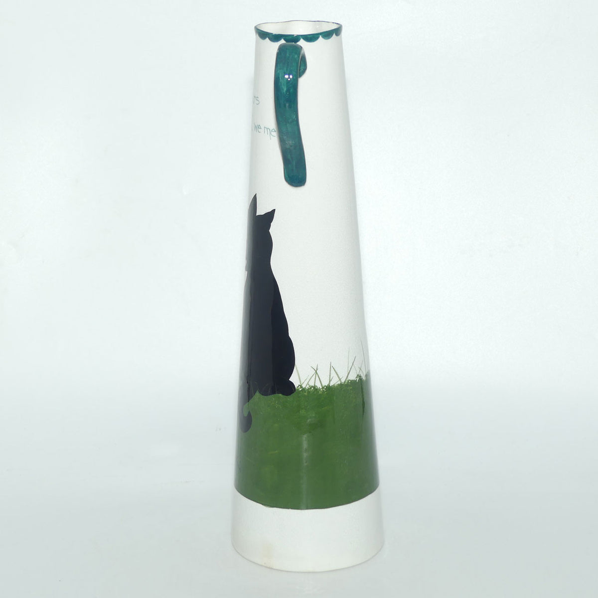 The Bristol Cat and Dog Pottery tall ewer | decorated by Louis Wain