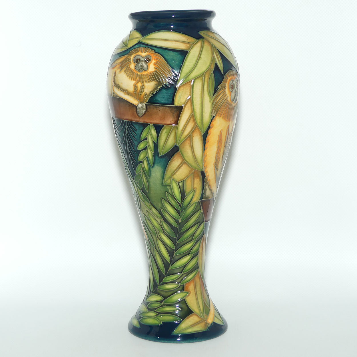 Moorcroft Tamarin Monkey vase | Shape 75/10 | LE218/300
