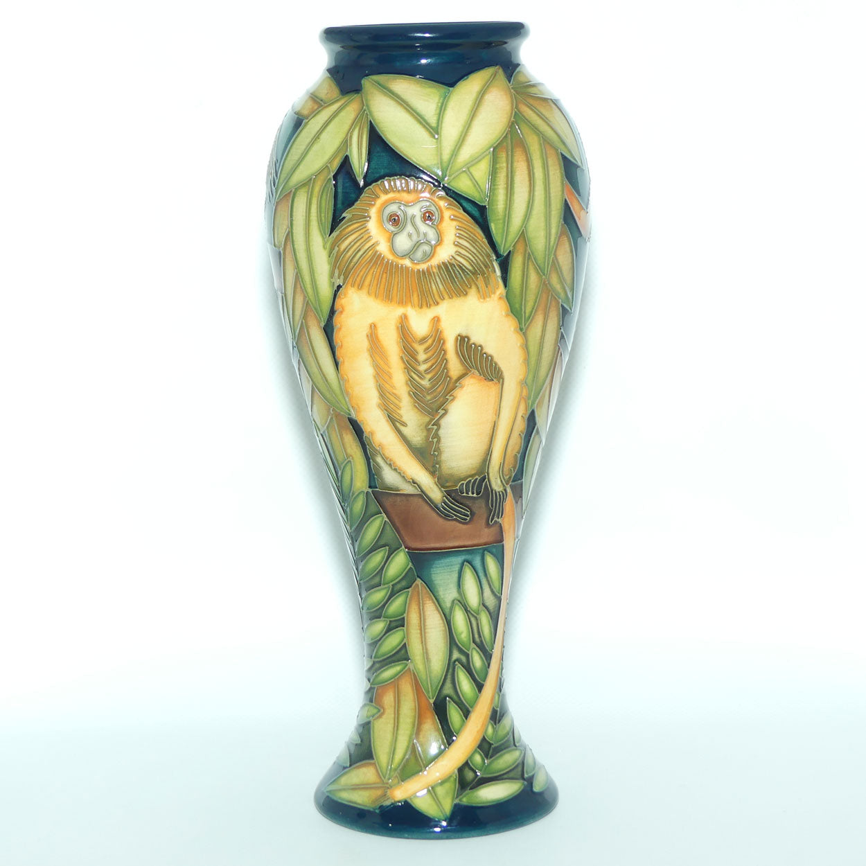 Moorcroft Tamarin Monkey vase | Shape 75/10 | LE218/300