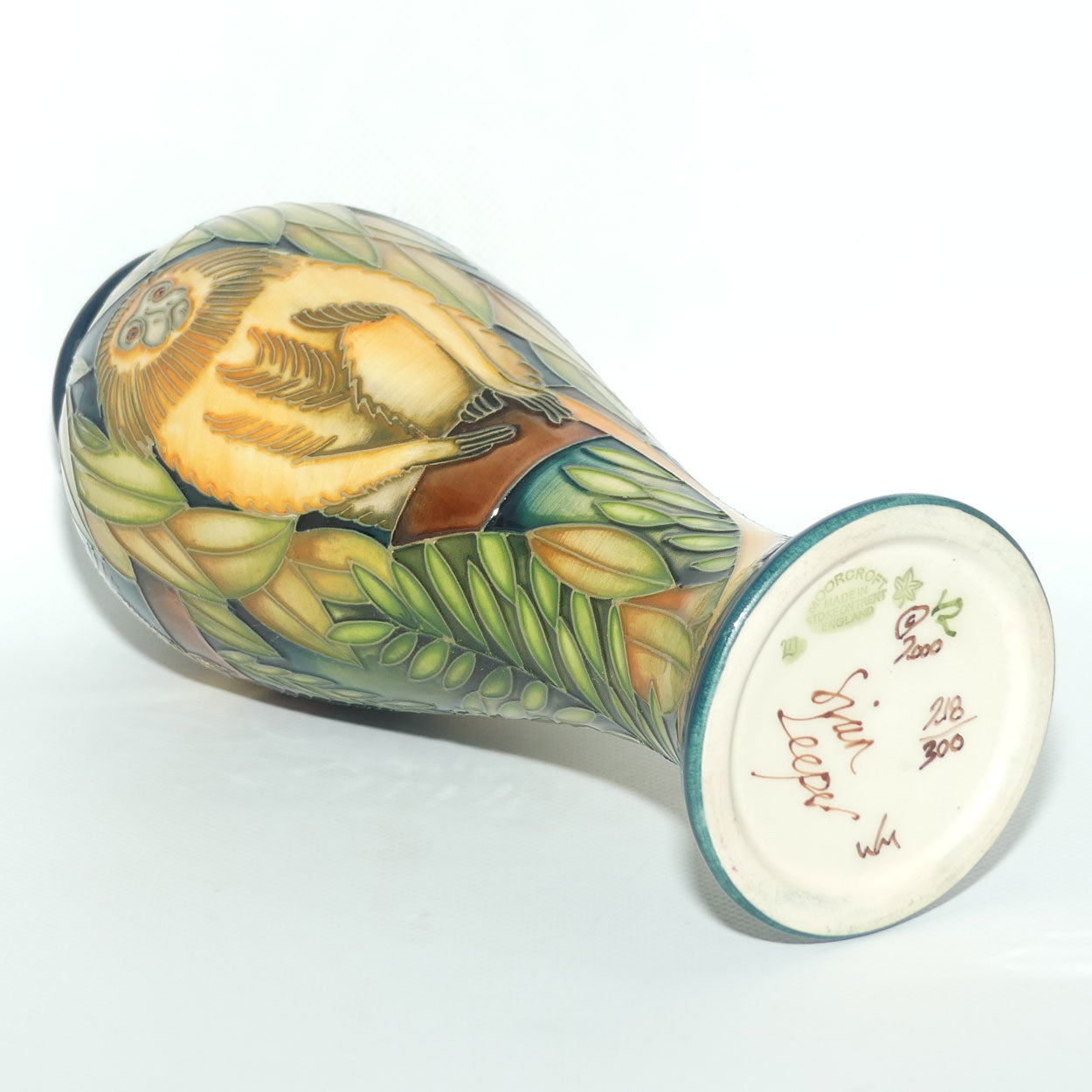 Moorcroft Tamarin Monkey vase | Shape 75/10 | LE218/300
