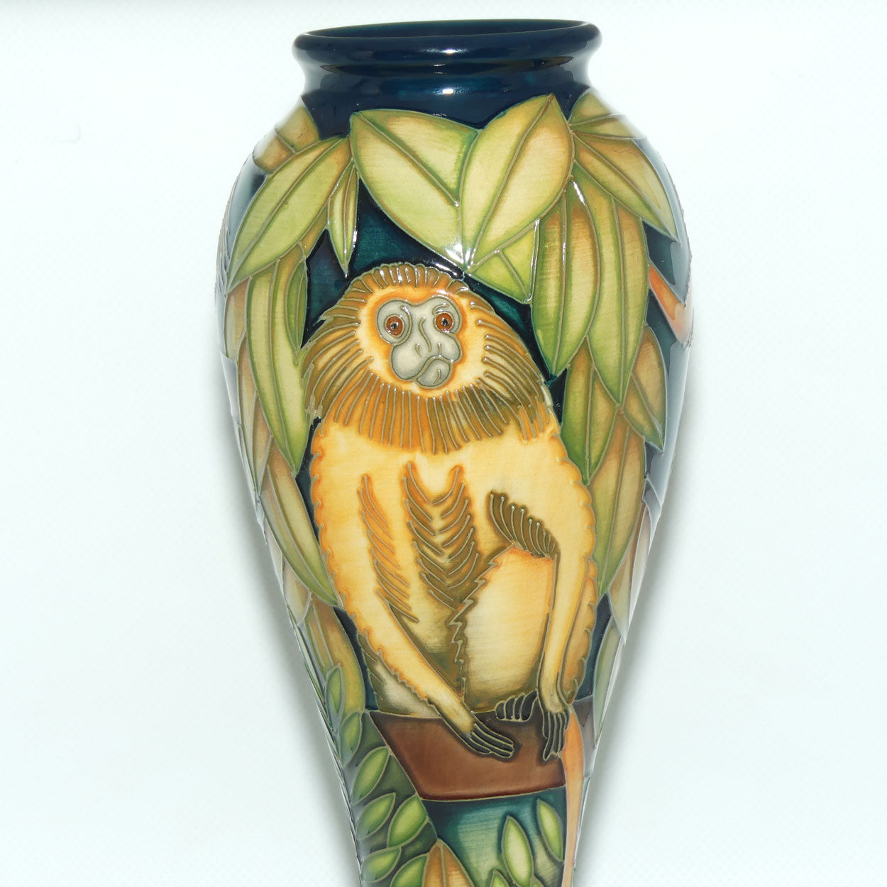 Moorcroft Tamarin Monkey vase | Shape 75/10 | LE218/300
