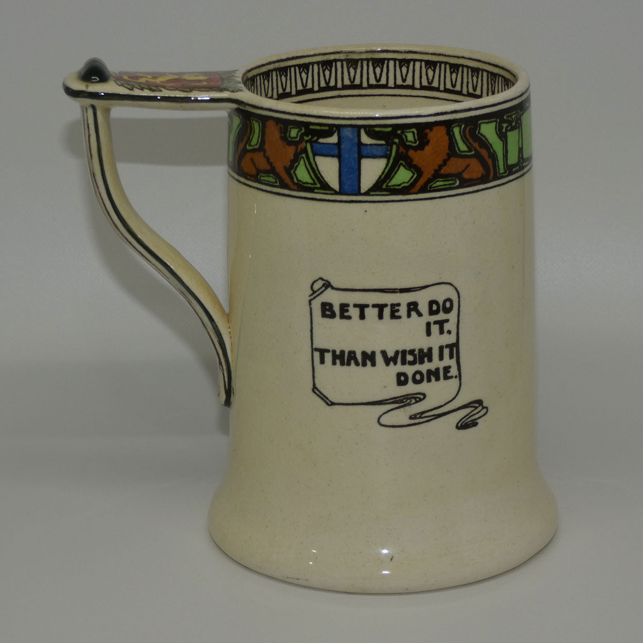 Royal Doulton New Cavaliers fancy ale tankard