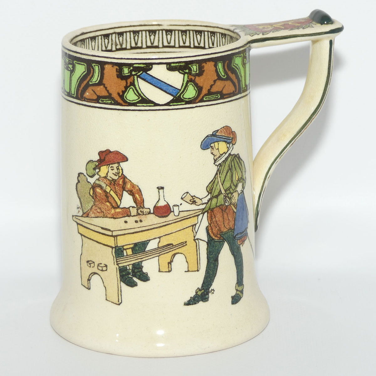 Royal Doulton New Cavaliers fancy ale tankard