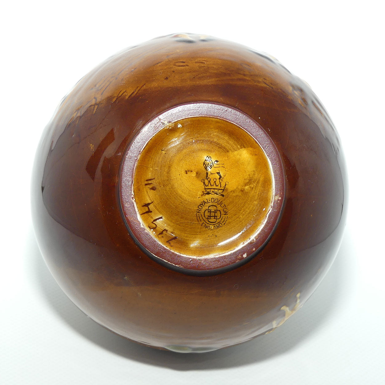 Royal Doulton Kingsware Tavern scene vase | Double handles | Ovoid shape