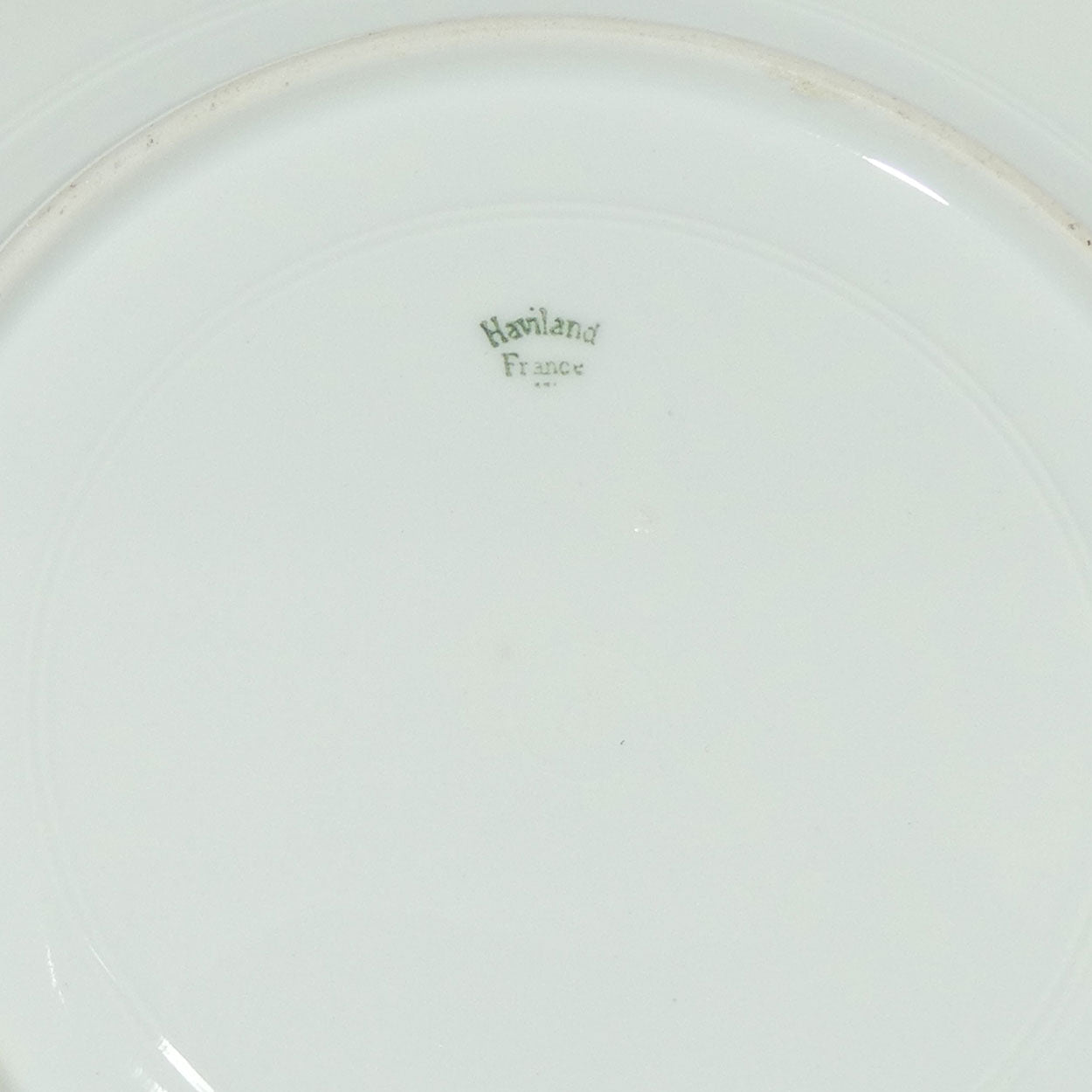 Early Australian China Painted plate decorated with Birds and crested initials | 22.5cm | #3 | by Ethel L Thomas 1910