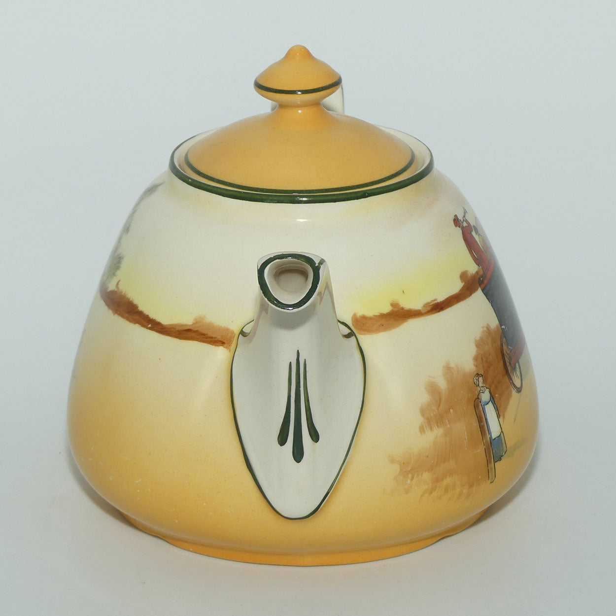 Royal Doulton Coaching Days Joan shape tea pot | Medium