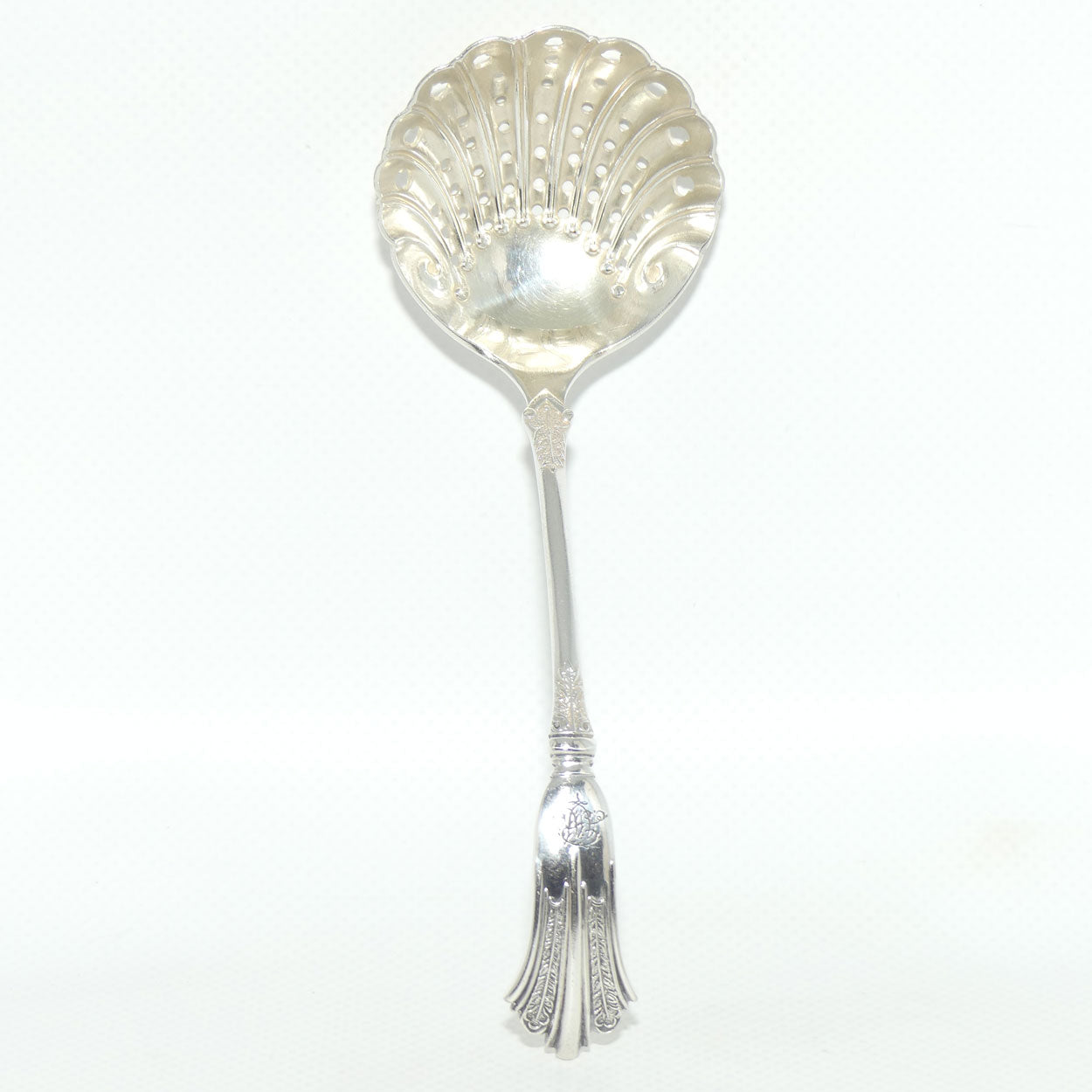 EP Silver Plated Shell pattern fancy sugar duster spoon | William Gallimore & Sons Ltd