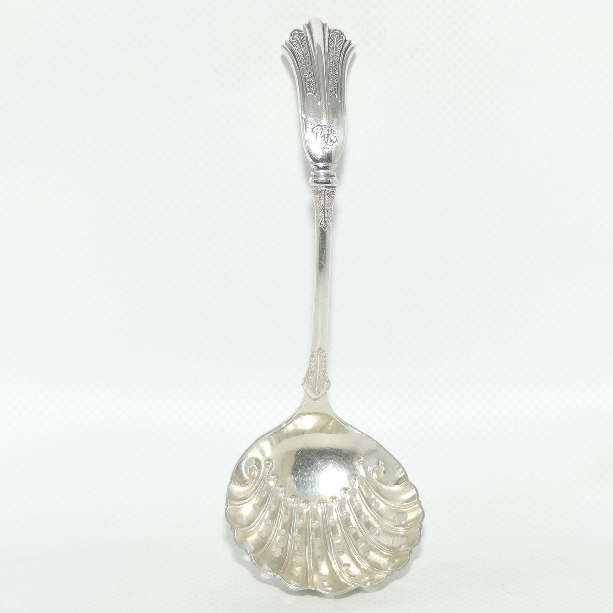EP Silver Plated Shell pattern fancy sugar duster spoon | William Gallimore & Sons Ltd
