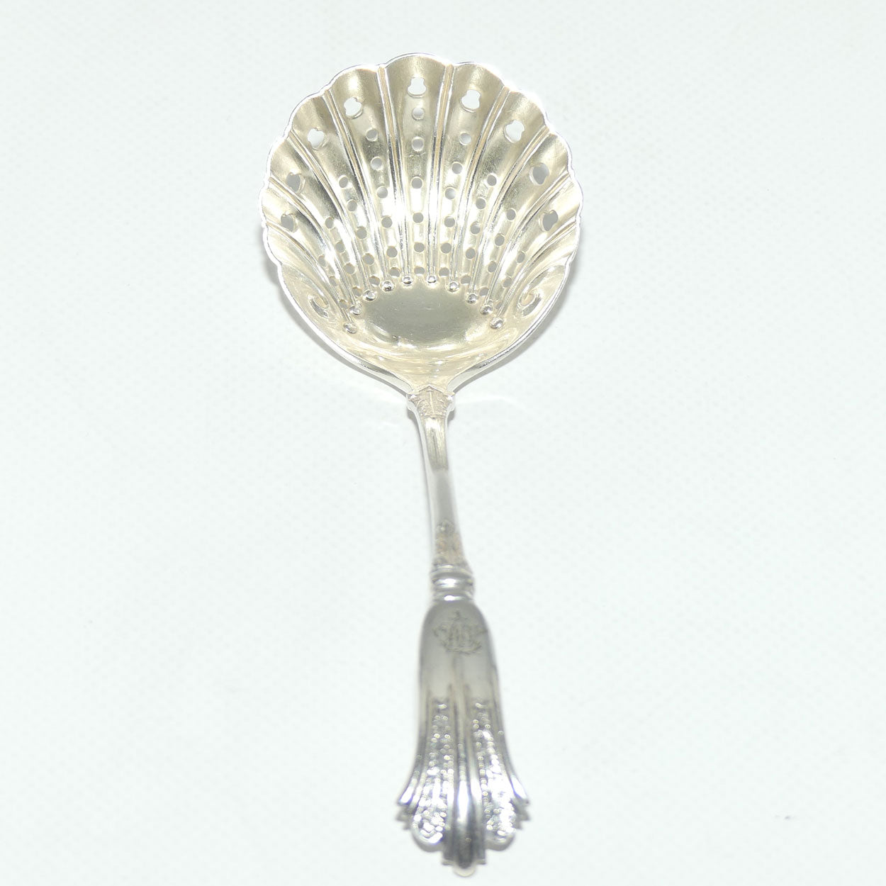 EP Silver Plated Shell pattern fancy sugar duster spoon | William Gallimore & Sons Ltd