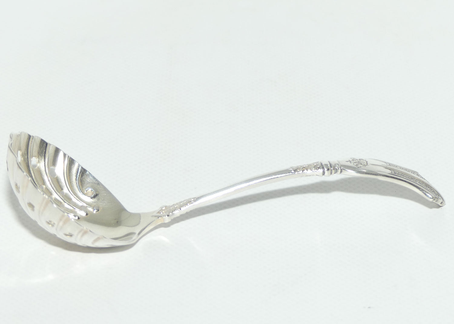 EP Silver Plated Shell pattern fancy sugar duster spoon | William Gallimore & Sons Ltd