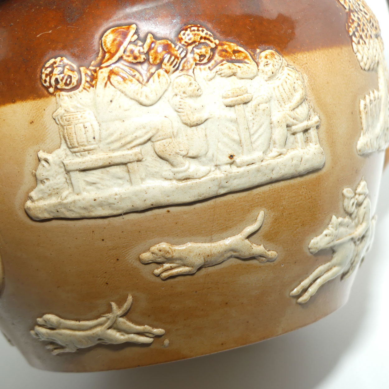 Royal Doulton Harvest Hunting tea pot | Large | Reeded handle