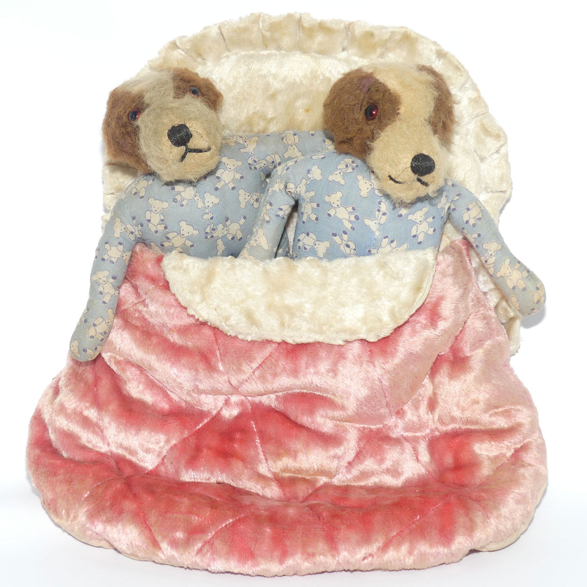 Merry Thought Hygenic Toys England | Pair of Bears in Pillow Bag