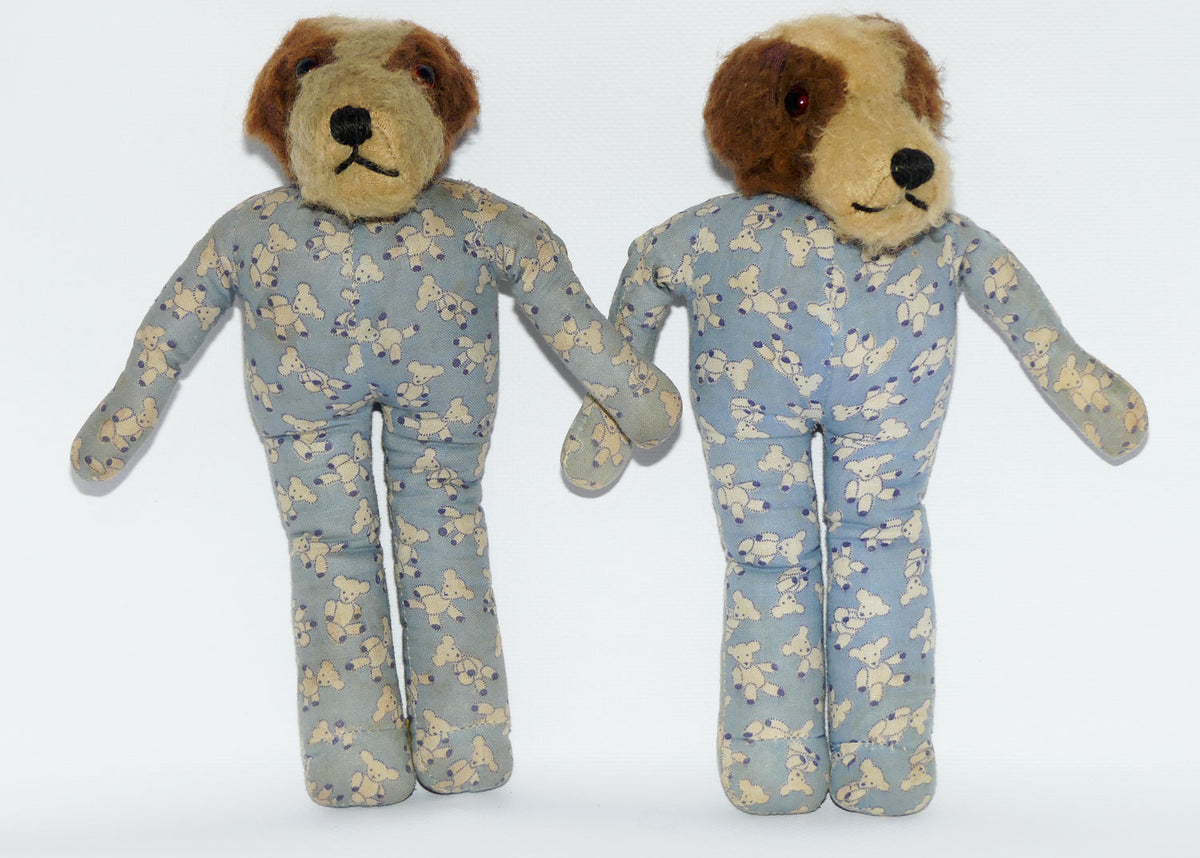 Merry Thought Hygenic Toys England | Pair of Bears in Pillow Bag