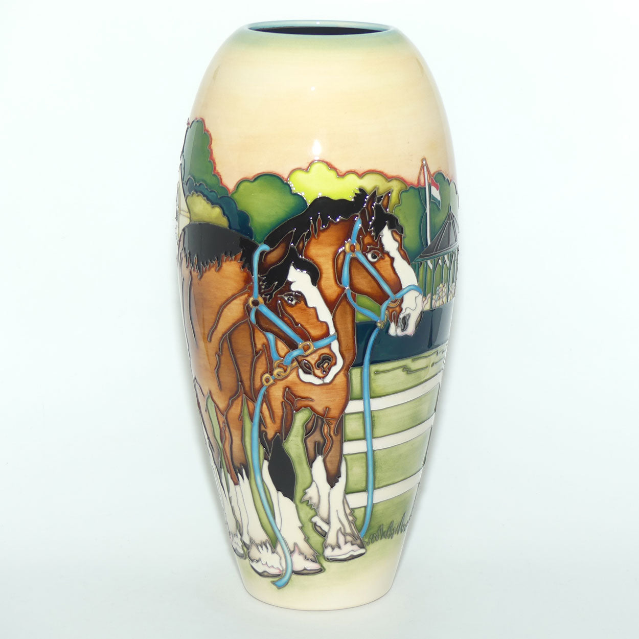 Moorcroft The Showground 101/12 vase (Ltd Ed)