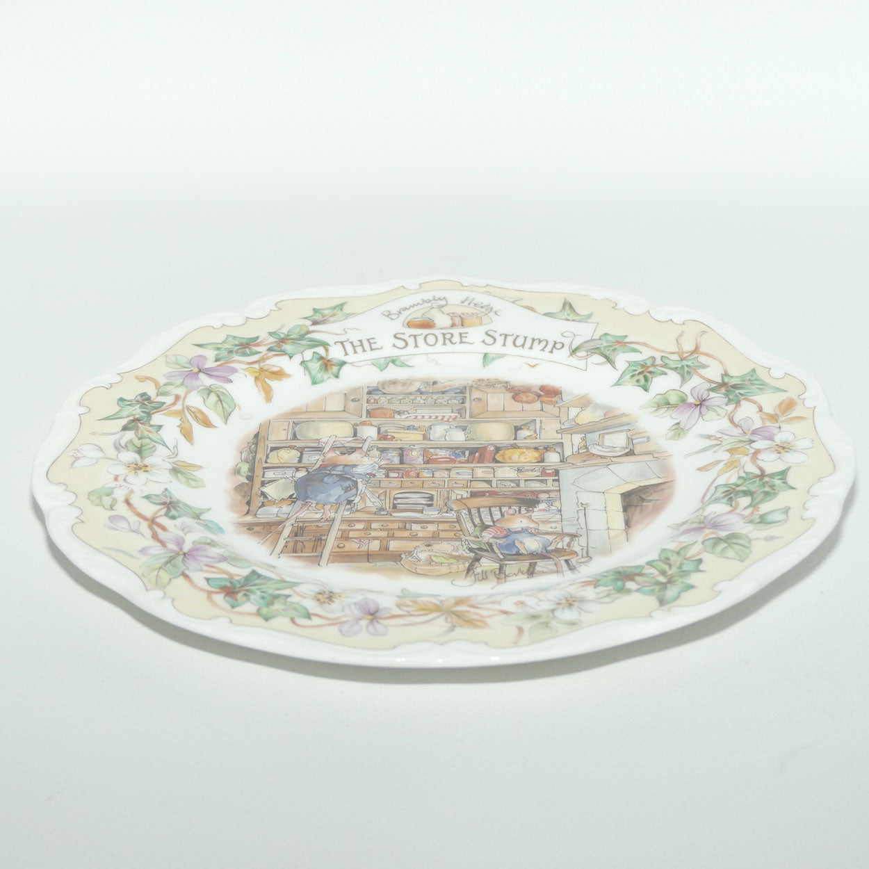 Royal Doulton Brambly Hedge Giftware | Homes and Work Places | The Store Stump plate | 20cm | #2